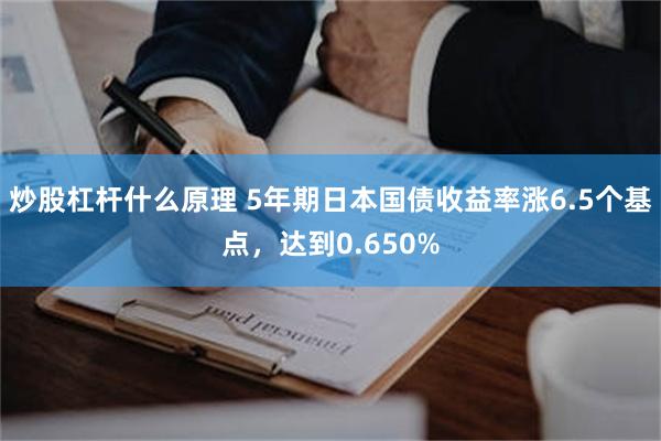 炒股杠杆什么原理 5年期日本国债收益率涨6.5个基点，达到0.650%