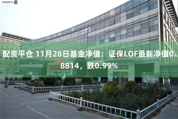 配资平仓 11月28日基金净值：证保LOF最新净值0.8814，跌0.99%