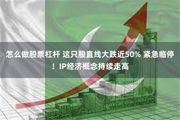 怎么做股票杠杆 这只股直线大跌近50% 紧急临停！IP经济概念持续走高