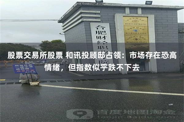 股票交易所股票 和讯投顾邸占领：市场存在恐高情绪，但指数似乎跌不下去